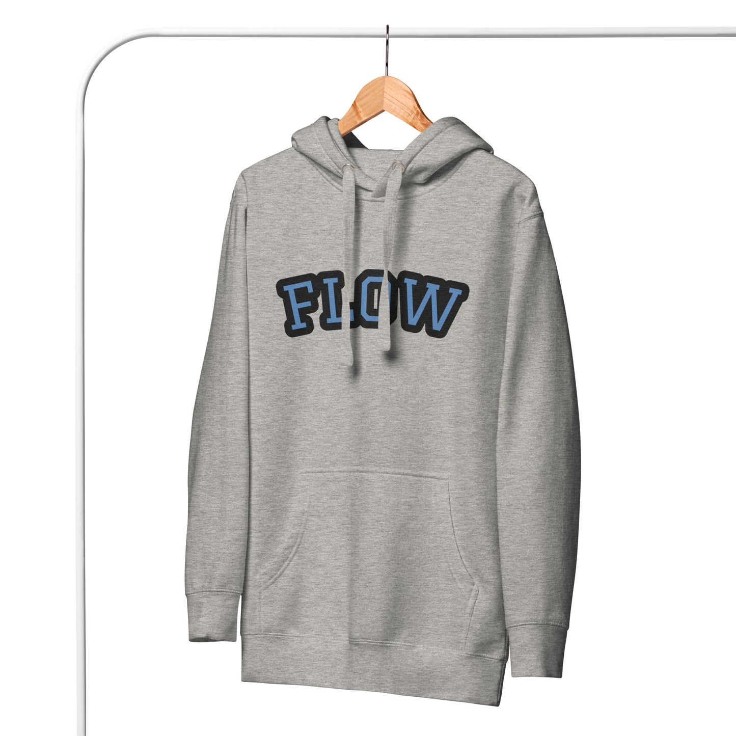 University Style Stitched Flow Unisex Hoodie